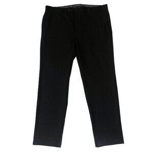 Lauren Ralph Lauren Dress Pants Mens 40x32 Black Poly Viscose Spandex Stretch